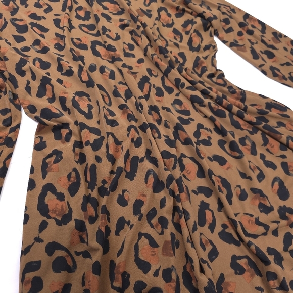 Susan Graver Lepoard Print 2XP Dress - Picture 8 of 10